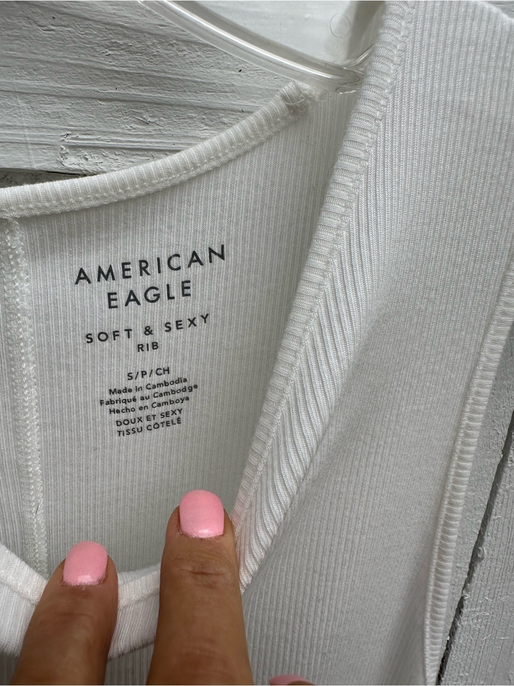 AEO Ribbed Tank - Picture 3 of 3